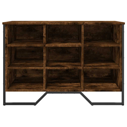 skoreol 90x38x61,5 cm konstrueret træ røget egetræsfarve