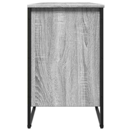 skoreol 90x38x61,5 cm konstrueret træ grå sonoma-eg