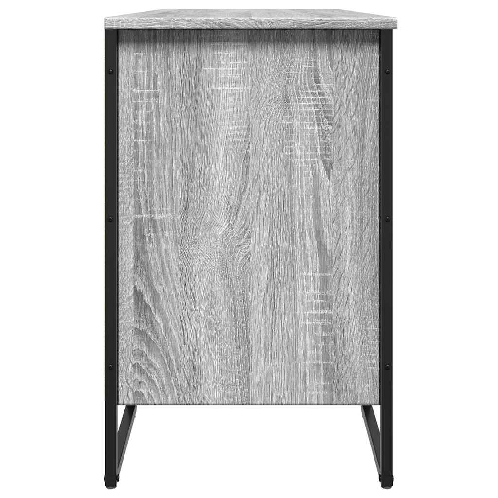skoreol 90x38x61,5 cm konstrueret træ grå sonoma-eg
