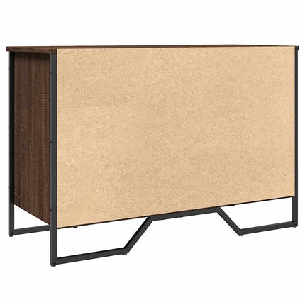 skoreol 90x38x61,5 cm konstrueret træ brun egetræsfarve