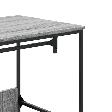 klædeskab 90x50x180 cm konstrueret træ grå sonoma-eg