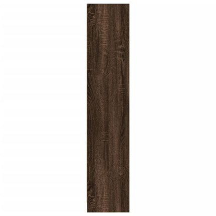 bogreol 57x28,5x107,5 cm konstrueret træ brun egetræsfarve