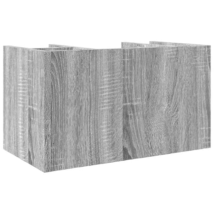 dueslag 44,5x24x25 cm konstrueret træ grå sonoma-eg