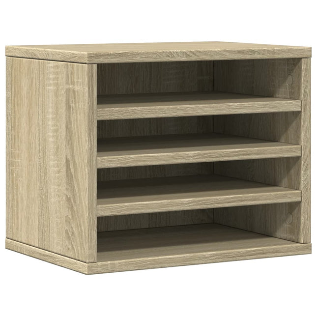 dueslag til skrivebord 36x26x29,5 cm konstrueret træ sonoma-eg