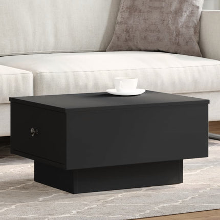 sofabord 60x45x31 cm konstrueret træ sort