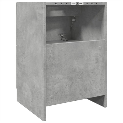 underskab til håndvask 40x37x59 cm konstrueret træ betongrå