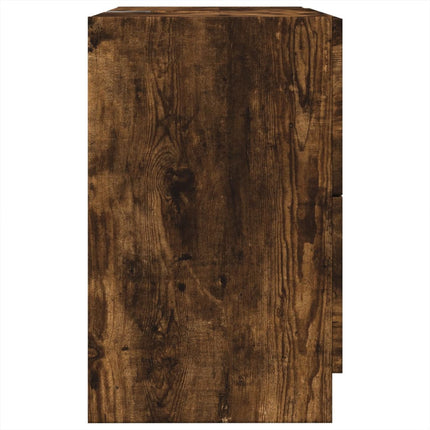 underskab til håndvask 59x37x59 cm konstrueret træ røget eg