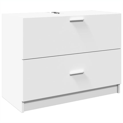 underskab til håndvask 78x37x59 cm konstrueret træ hvid