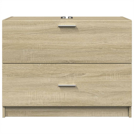 underskab til håndvask 78x37x59 cm konstrueret træ sonoma-eg