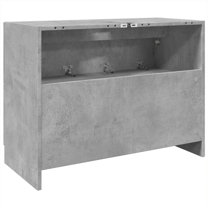 underskab til håndvask 78x37x59 cm konstrueret træ betongrå