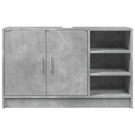 underskab til håndvask 90x29x55 cm konstrueret træ betongrå