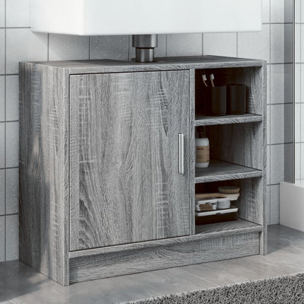 underskab 63x29x55 cm konstrueret træ grå sonoma-eg