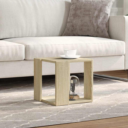 sofabord 32x32x30 cm konstrueret træ sonoma-eg