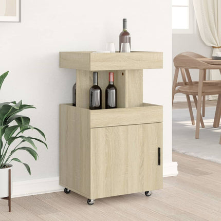 barvogn 50x41x89 cm konstrueret træ sonoma-eg