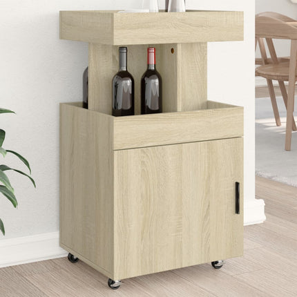 barvogn 50x41x89 cm konstrueret træ sonoma-eg