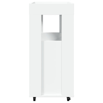 barvogn 60x39,5x89 cm konstrueret træ hvid