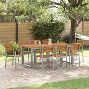Have Stol 8 pcs Brun 56 x 57 x 87 cm Massivt Akacietræ