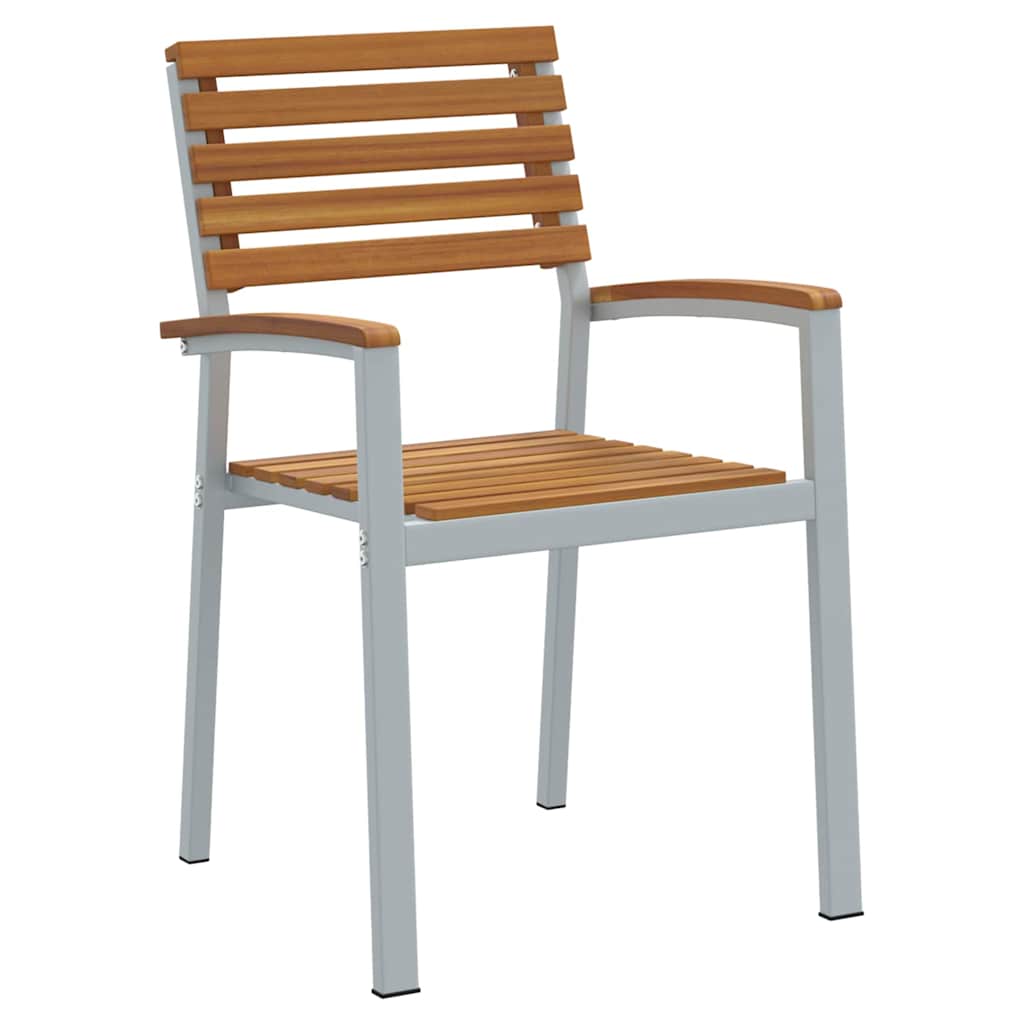 Have Stol 8 pcs Brun 56 x 57 x 87 cm Massivt Akacietræ