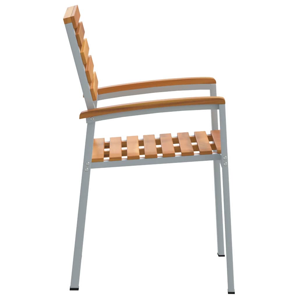 Have Stol 8 pcs Brun 56 x 57 x 87 cm Massivt Akacietræ