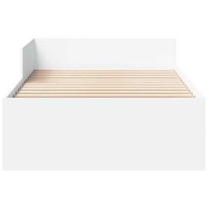 sengeramme 100x200 cm konstrueret træ hvid