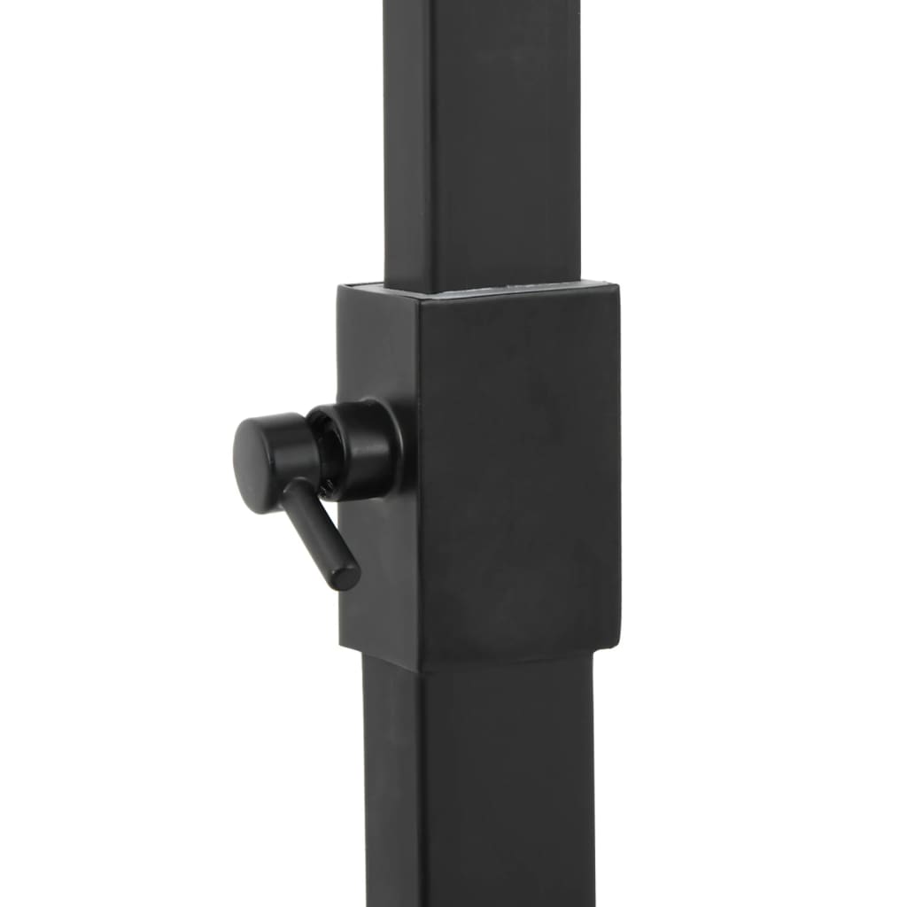 dobbelt brusehoved med blandingsbatteri og slange messing sort