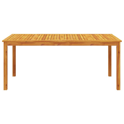 spisebordssæt til haven 7 dele 180x90x75 cm massivt akacietræ