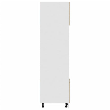 mikrobølgeovnsskab "Lyon" Sonoma eg 60x57x207 cm konstrueret træ
