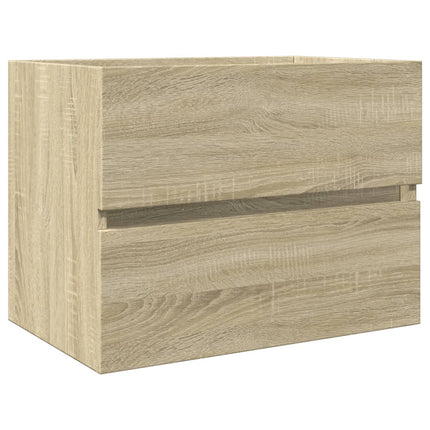 vaskeskab 60x38,5x45 cm konstrueret træ sonoma-eg