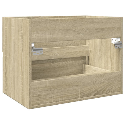 vaskeskab 60x38,5x45 cm konstrueret træ sonoma-eg