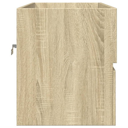 vaskeskab 80x38,5x45 cm konstrueret træ sonoma-eg