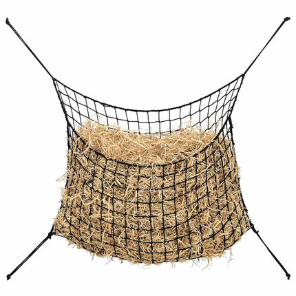 hønet 2 stk. 90x60 cm PP rektangulær sort
