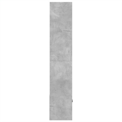 bogreol 70x36x189 cm konstrueret træ betongrå