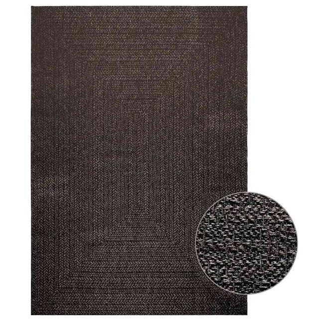 gulvtæppe ZIZUR 160x230cm jute-look indendørs udendørs