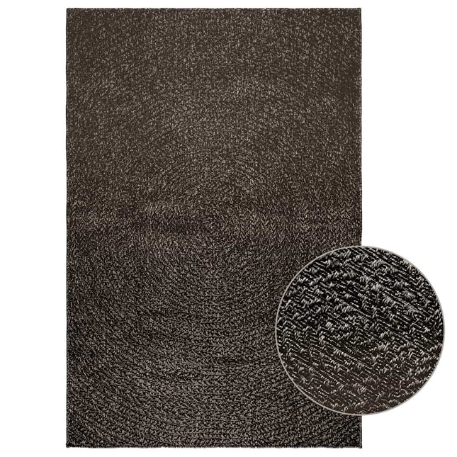 gulvtæppe ZIZUR 120x170cm jute-look indendørs udendørs