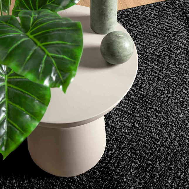 gulvtæppe ZIZUR 200x290cm jute-look indendørs udendørs