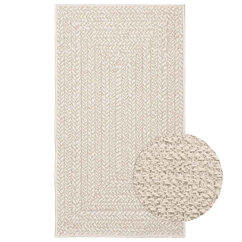 Gulvtæppe Zizur 60x110 Cm Jute-look Indendørs Og Udendørs - Vidaxl