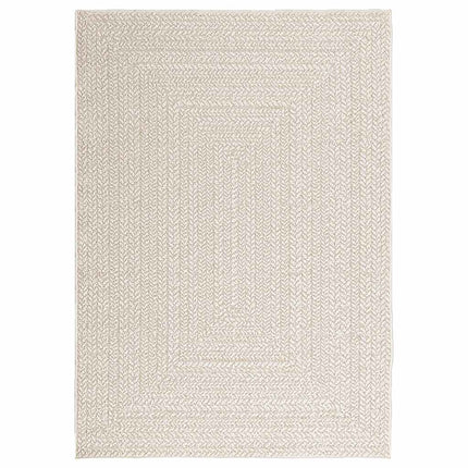 gulvtæppe ZIZUR 120x170 cm jute-look indendørs og udendørs
