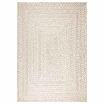 gulvtæppe ZIZUR 200x290 cm jute-look indendørs og udendørs