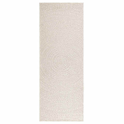 gulvtæppe ZIZUR 80x200 cm jute-look indendørs og udendørs