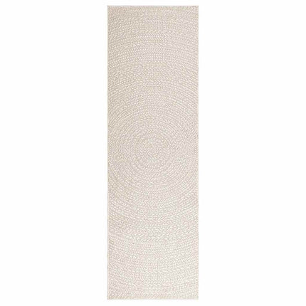 gulvtæppe ZIZUR 80x250 cm jute-look indendørs og udendørs
