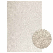 gulvtæppe ZIZUR 120x170 cm jute-look indendørs og udendørs