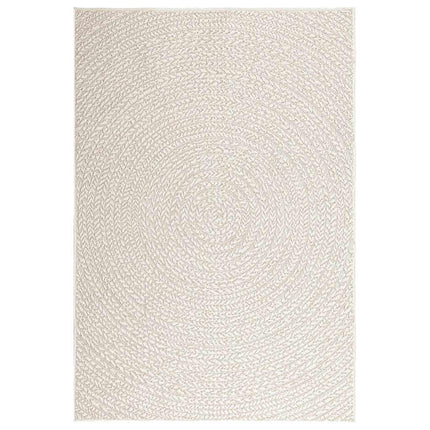 gulvtæppe ZIZUR 120x170 cm jute-look indendørs og udendørs