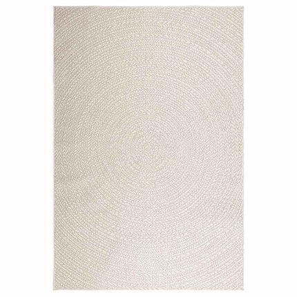 gulvtæppe ZIZUR 160x230 cm jute-look indendørs og udendørs