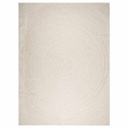gulvtæppe ZIZUR 240x340 cm jute-look indendørs og udendørs