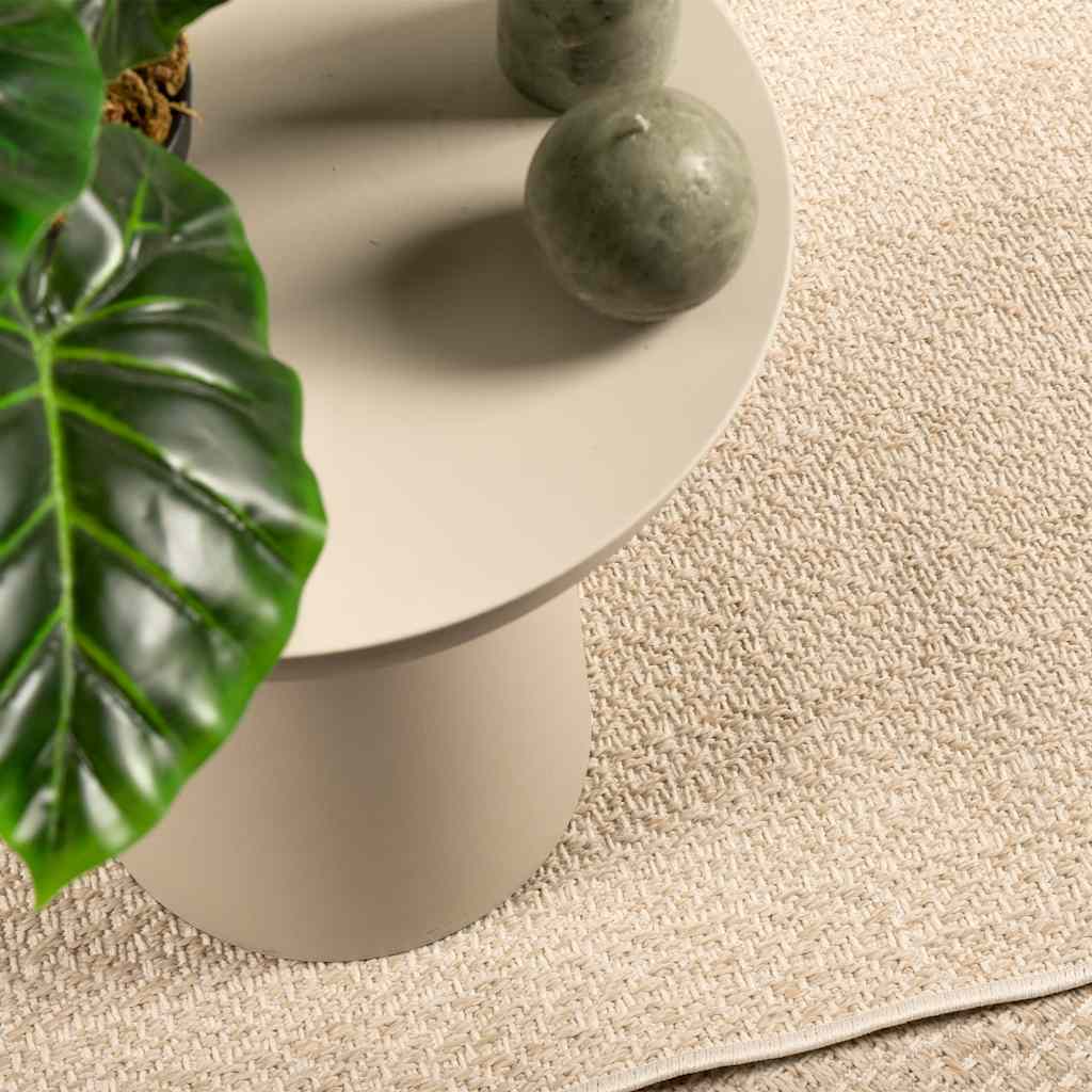 vidaXL Zizur - Gulvtæppe - Jute-look - Beige - 80x250 cm