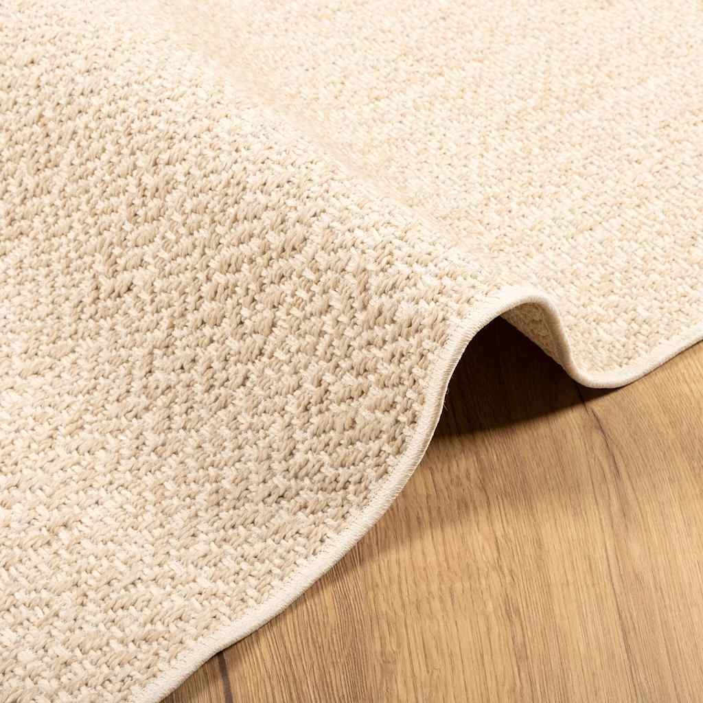 gulvtæppe ZIZUR beige 120x170cm jute-look indendørs og udendørs