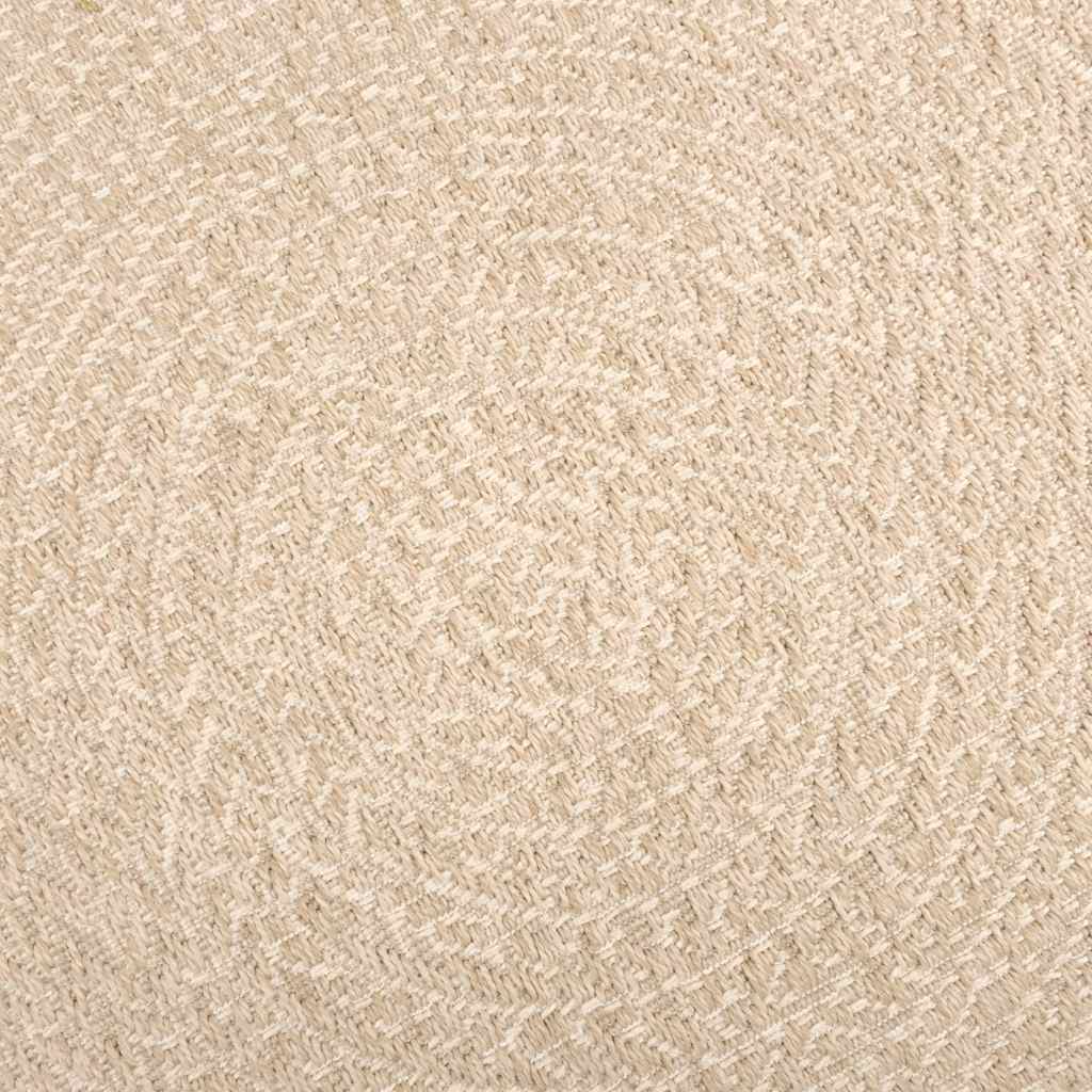 gulvtæppe ZIZUR beige 200x290cm jute-look indendørs og udendørs