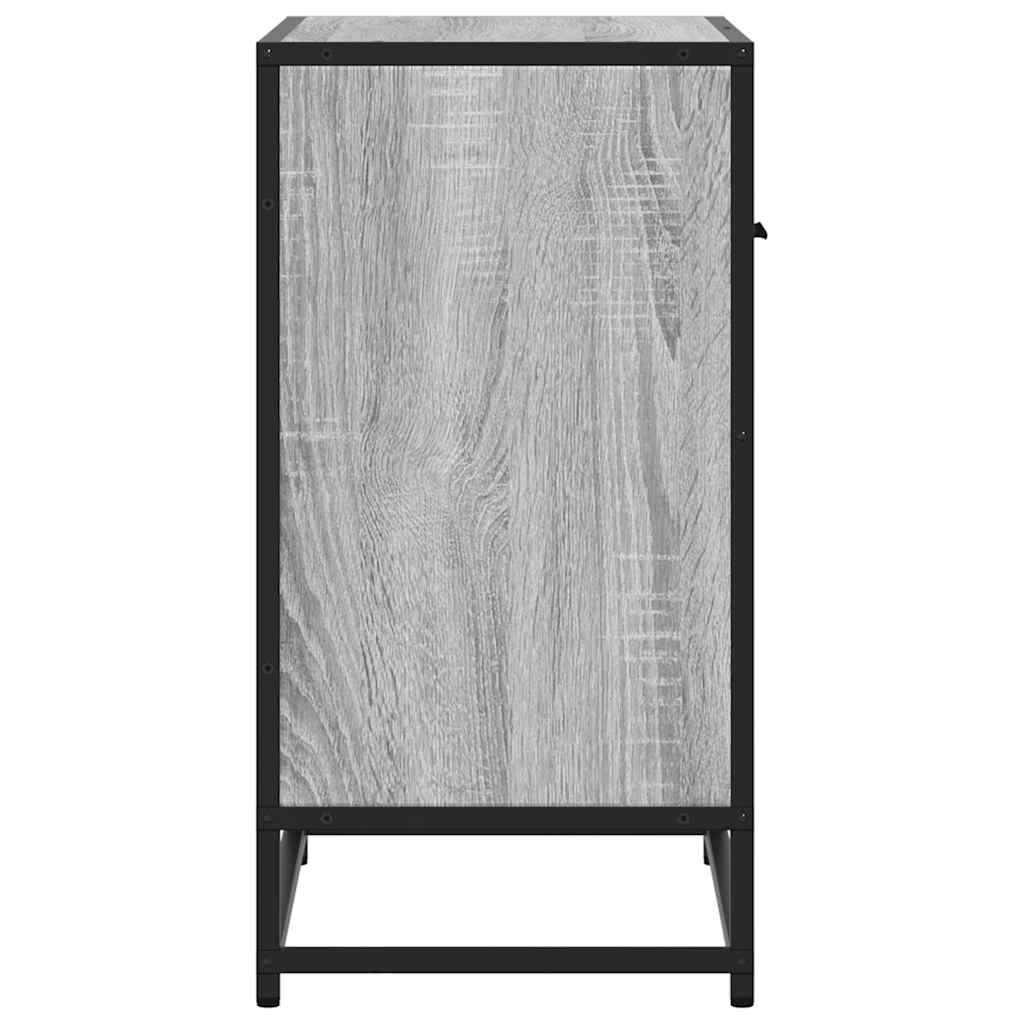 vægskab 60x31x60 cm konstrueret træ grå sonoma