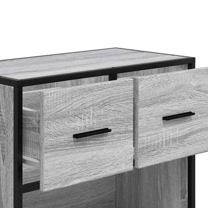 vægskab 60x31x60 cm konstrueret træ grå sonoma