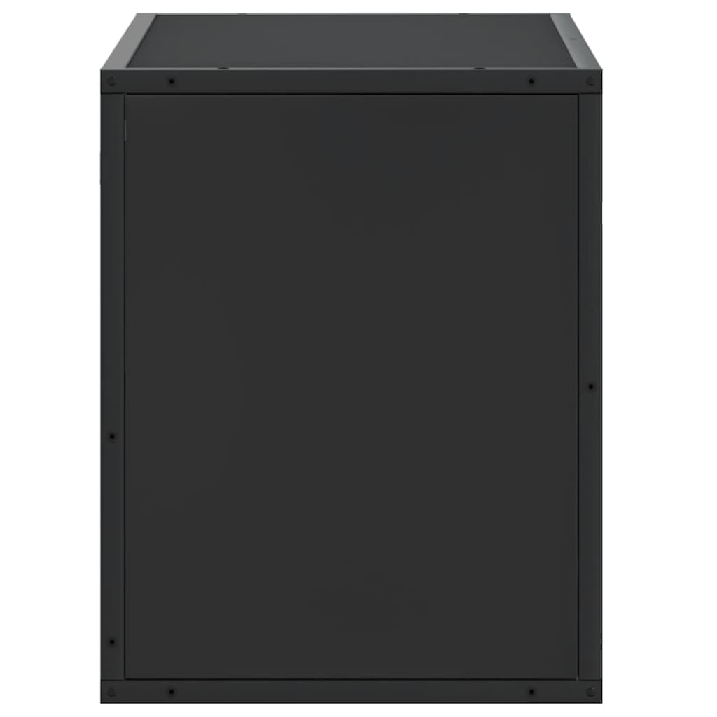 tv-bord 60x31x39,5 cm konstrueret træ og metal sort